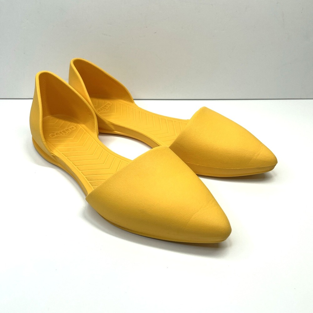 Native Size 8 Audrey Flats Slip-On‎ Shoes Pointed Toe Business Casual Yellow
